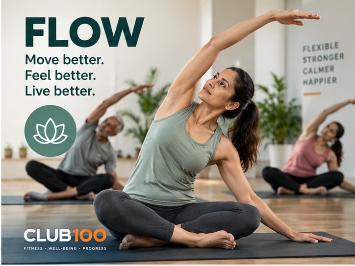 Club100 Flow mobility and flexibility training